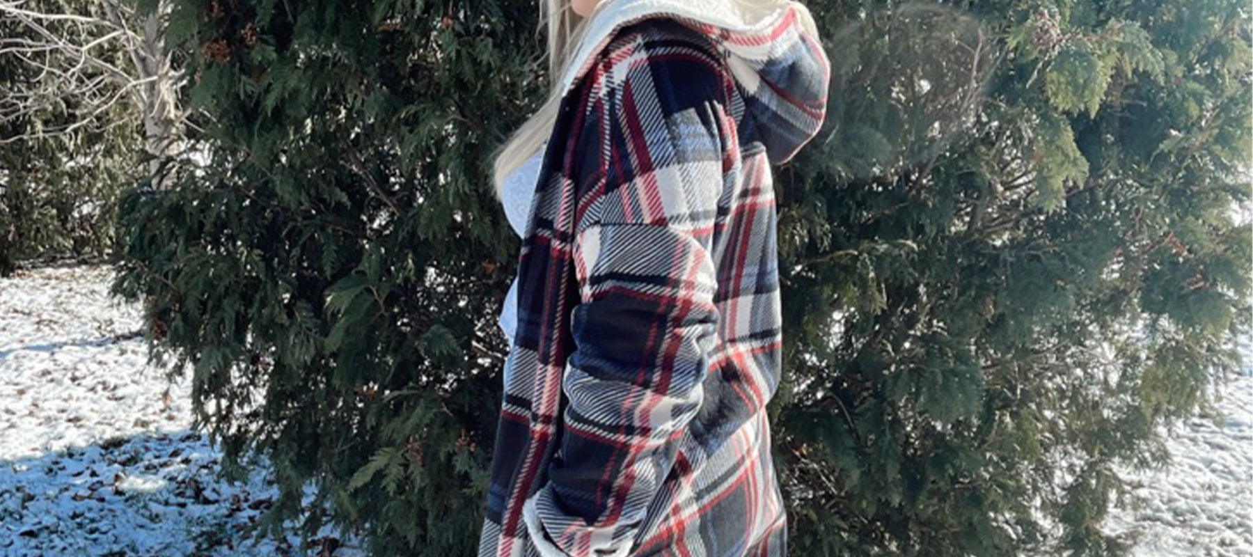 Shop all women Long Oversized Plush Hooded Jackets