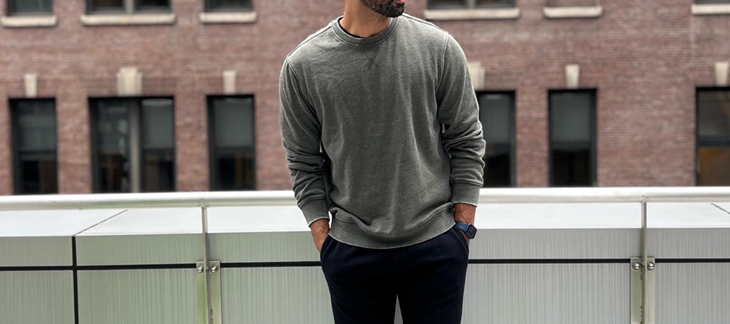 Crew Neck Sweatshirts & Sweaters for Men | Boston Traders
