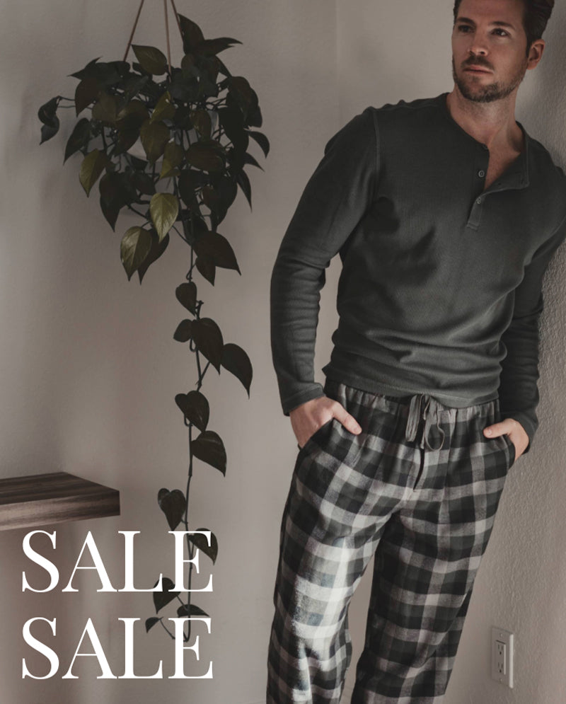 all pj pants and henley tops are now only 9.99