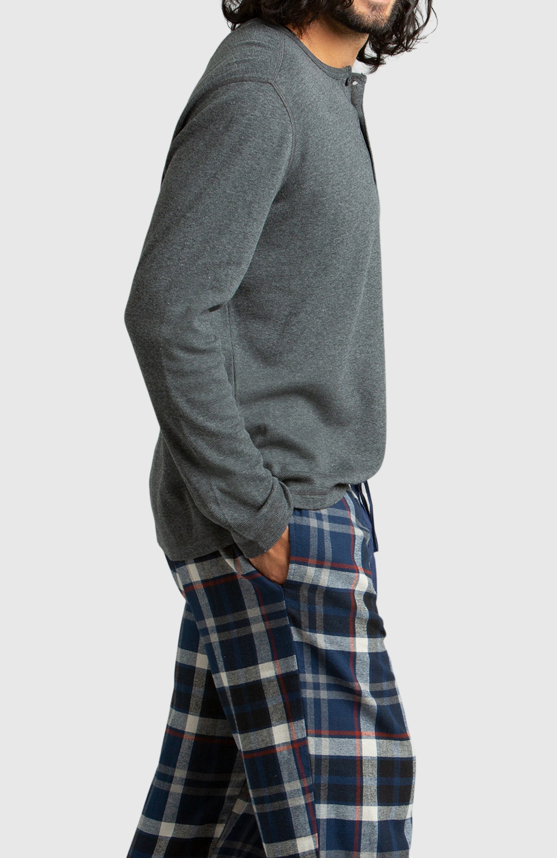 ★PISCESS★PS Basic Waffle T-shirt★Navy★大人気★ Basic waffle knit t-shirt | GATE