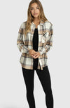 Brown Sugar Boyfriend Shirt for Ladies - Full Length