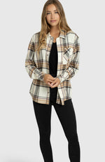Brown Sugar Boyfriend Shirt for Ladies - Full Length
