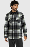 Black Beetle Polar Fleece Shirt Jacket for Men - Front