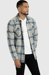 Blue Stone Polar Fleece Shirt Jacket for Men - Side