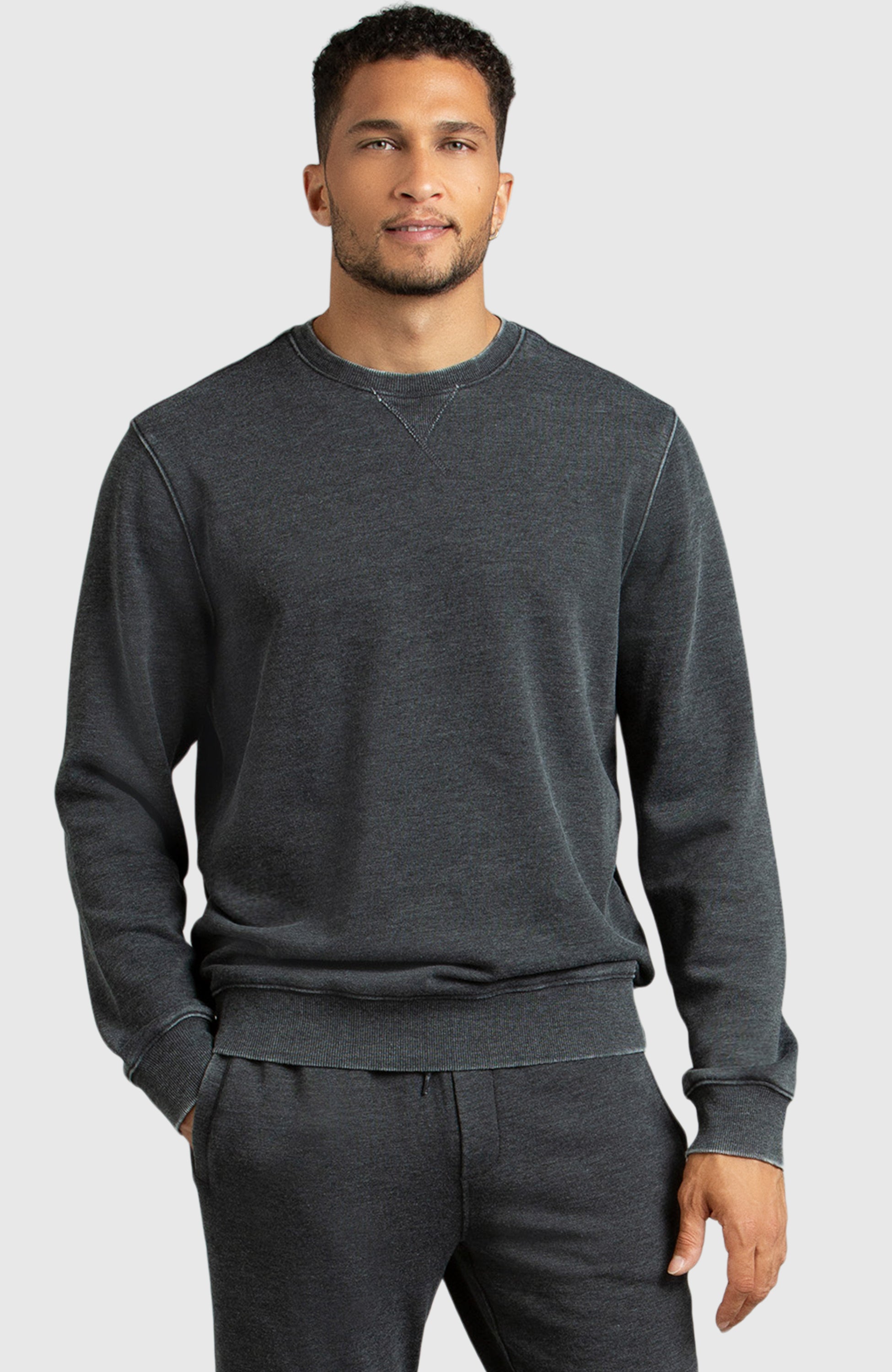 Fleece crewneck hot sale pullover