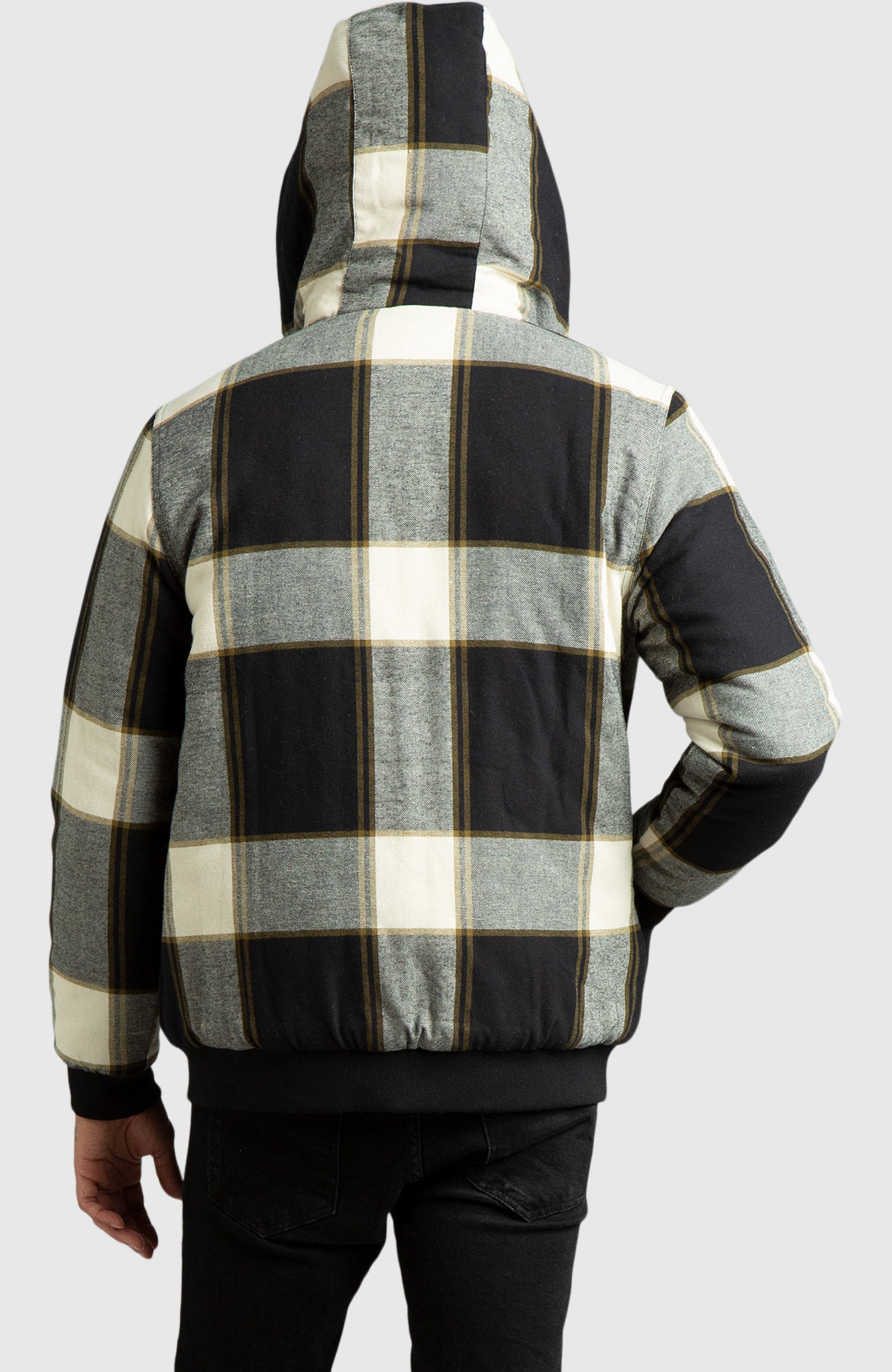 Boston traders flannel clearance hoodie