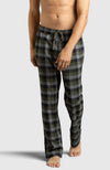 Green Flannel Pyjama for Men - Front
